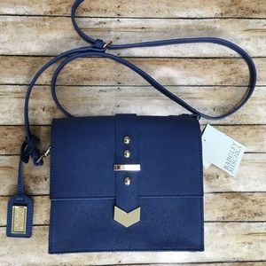 Badgley Mischka Madelyn sapphire purse